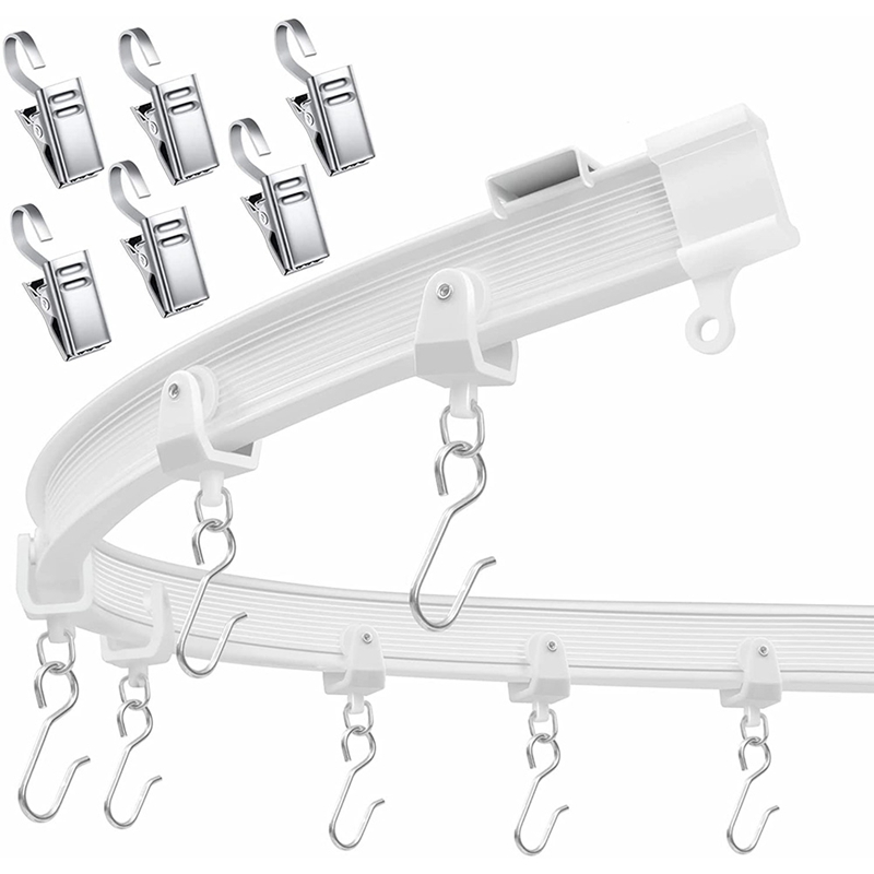 Curtain Rail Ceiling/Wall Curtain Track Bendable, Flexible Curved Shower Hanging Room Divider Privacy Curtain Rod For L/U/S Shape Bay Window, RV Living Room Hospital Bedroom Home Office Curtain Pole(C Curtain Rail Ceiling/Wall Curtain Track Bendable, Flexible Curved Shower Hanging Room Divider Privacy Curtain Rod For L/U/S Shape Bay Window, RV Living Room Hospital Bedroom Home Office Curtain Pole(C