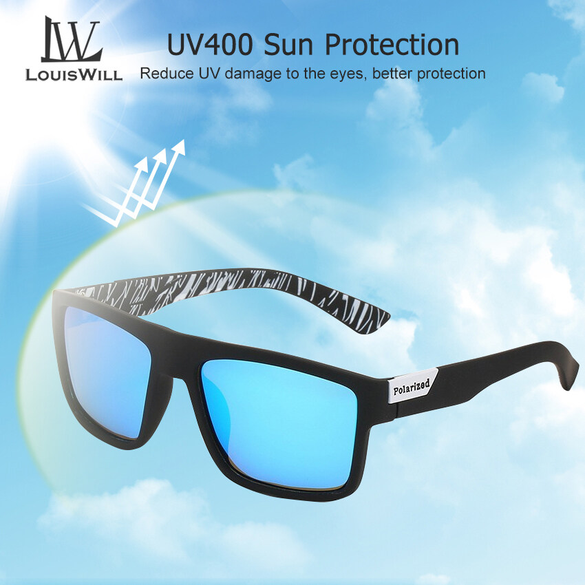 LouisWill Polarized Sunglasses Men Women Sunglasses Outdoor Sports Glasses UV400 Lightweight Clean Vision Sunglasses Cycling Riding Running Glasses for Men Women. 