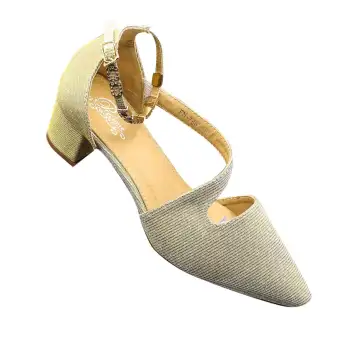 Ladies Wedding Shoes Shining Gold Buy Sell Online Best Prices