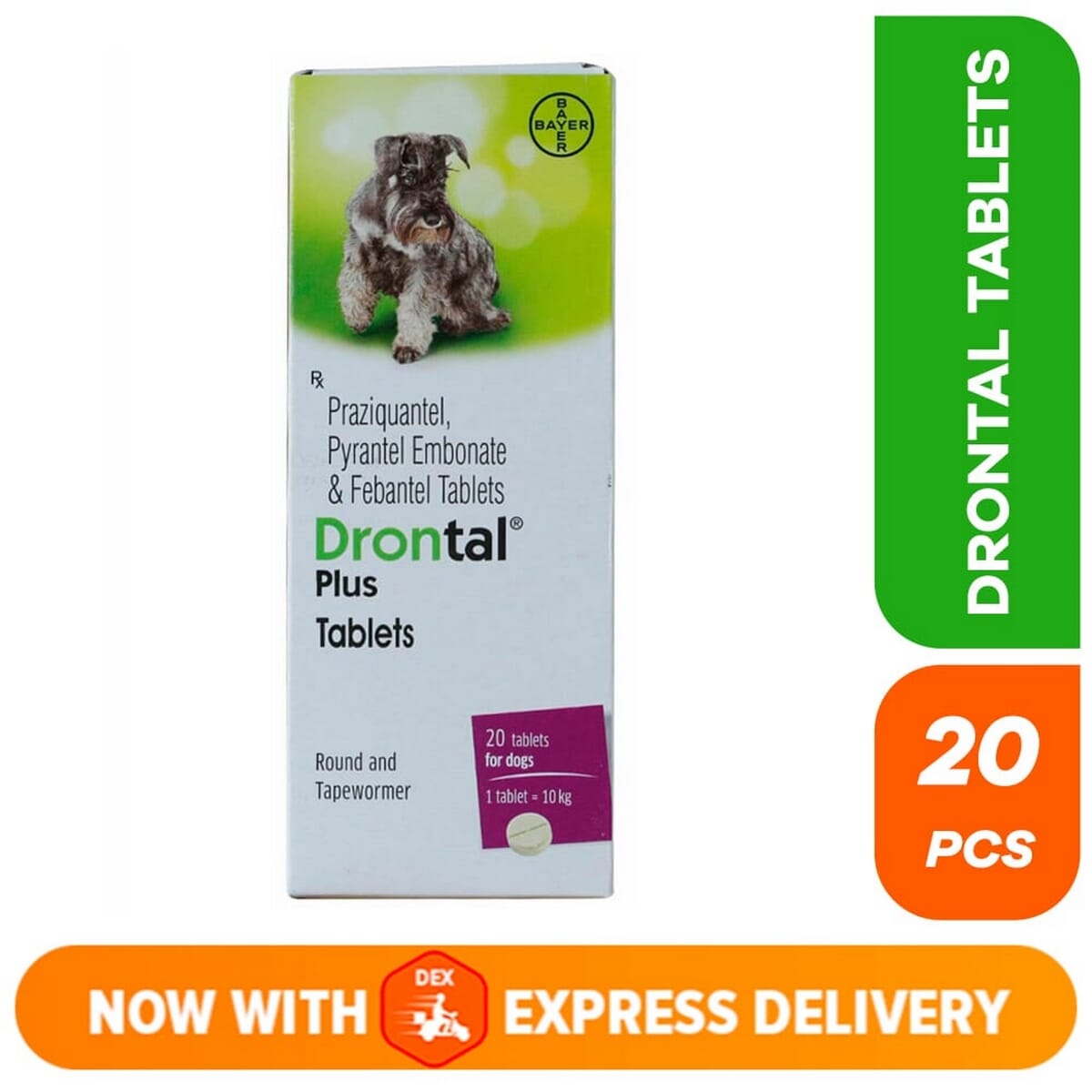 drontal price