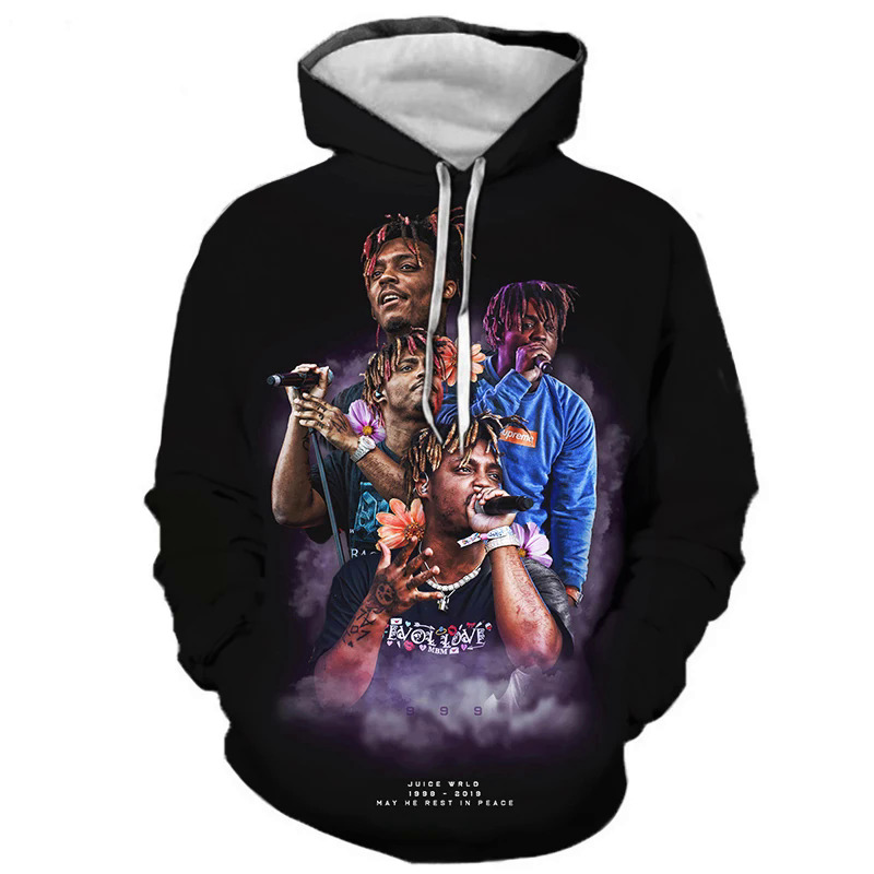 Juice Wrld 2019 Hoodies RIP Juice WRLD 1998 2019 Best Rapper Hoodie