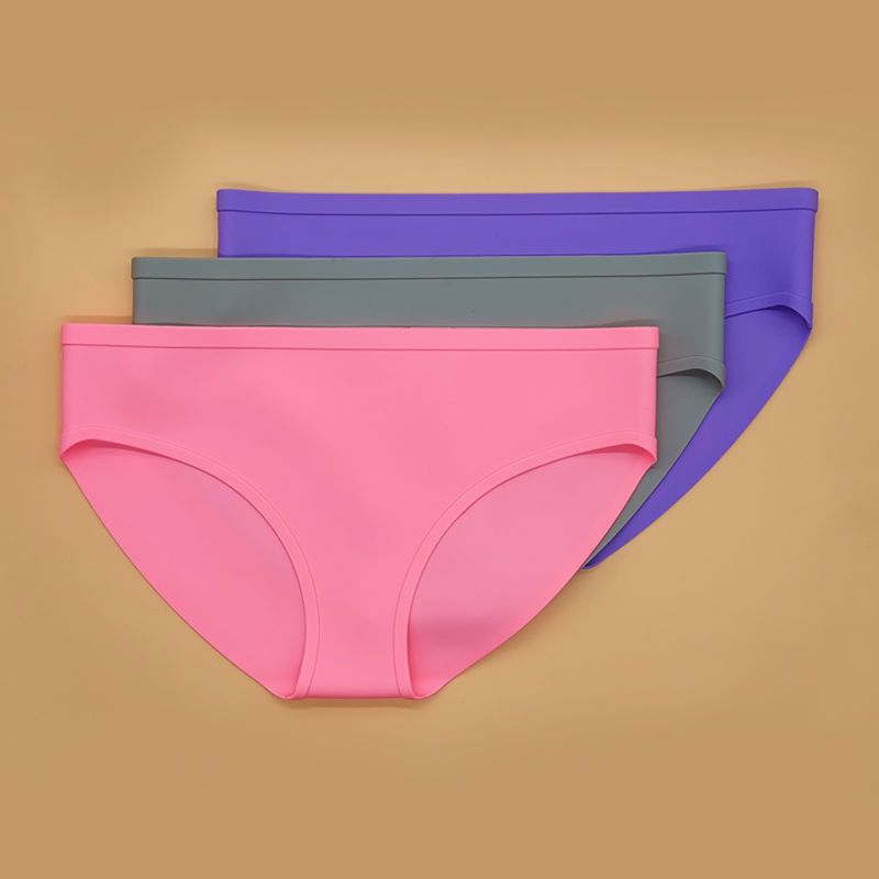 New Silicone Swimming Trunks Quick-Drying High Elasticity Waterproof Women's Briefs Summer Beach Trend Swimming Underwear. 
