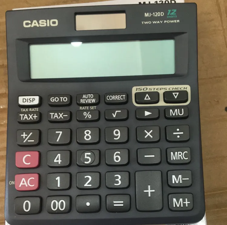 Casio mj 100 online calculator