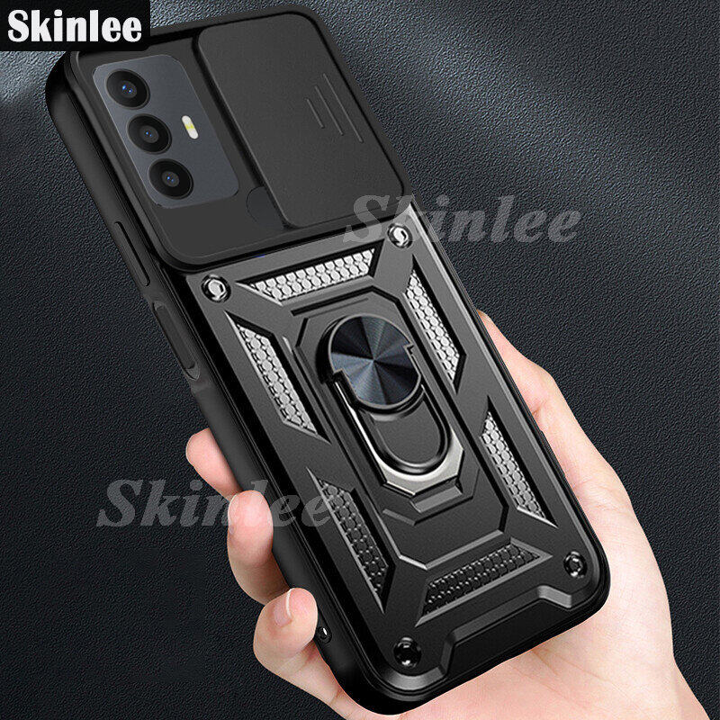 Phone Case for Sharp Aquos V6 plus Back Cover Hard Armor Shockproof Camera Protection Handphone Casing for Sharp Aquos V6 + Phone Cases Navigation Holder Ring Cover. 