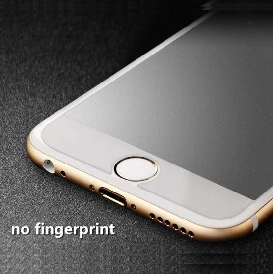 New Matte Tempered Glass Screen Protector for iPhone 6s Matte Anti Fingerprint White. 
