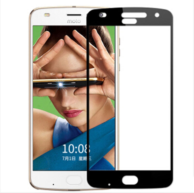 【Moto X4 Black Glass】 Full Tempered Glass For Moto E5 G6 G7 G8 E4 Play Plus X4 Force One Action Screen Protector Guard. 
