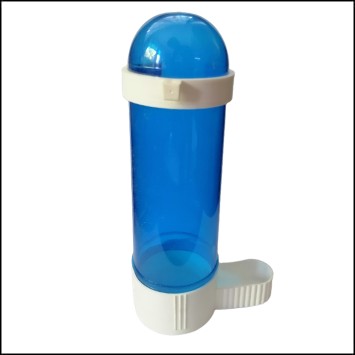 Dual purpose Bird Feeder Water and Container Food Dispenser Hanging in Birds Cage for Parrots Budgie Cockatiel (Random Colour)