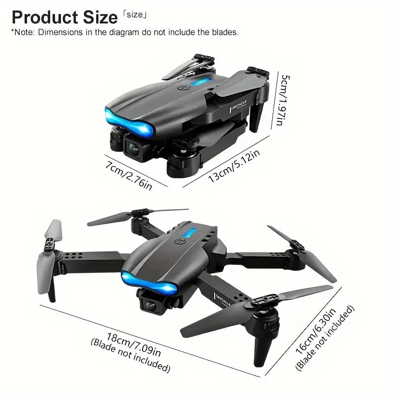 New E99 RC Drones With HD Dual Camera And Remote Control Toy Mini Drone |BL. 