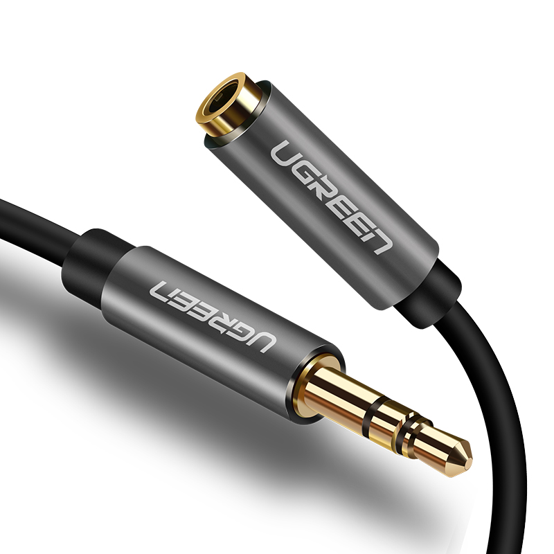 Ugreen 3.5mm Extension Audio Cable Male to Female Aux Cable Headphone Cable 3.5 mm extension cable for iPhone 6s MP3 MP4 Player iPad Smartphones. 