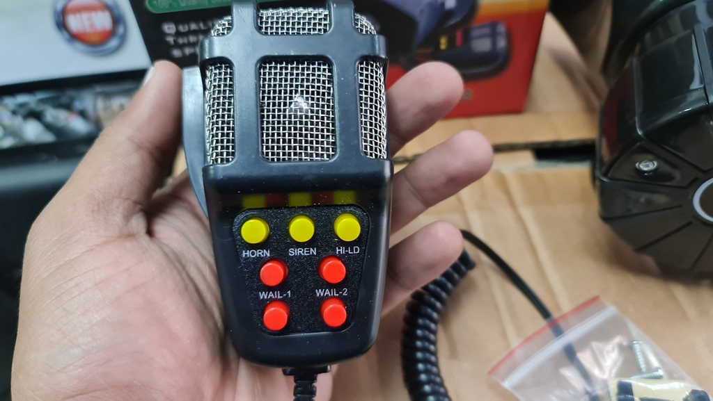 VIP Siren Horn 12V 100W Hi Quality 7 Sounds. 