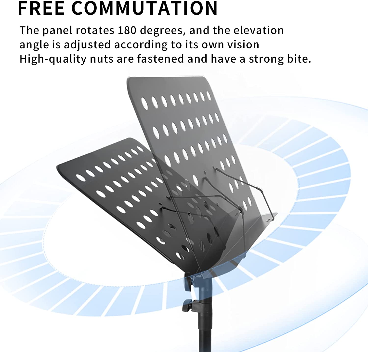 Music Stand 2 in 1 Dual-Use Desktop Book Stand - Musical Instrument Music Sheet Stand for Singing Book Notes Holder Notation Stand, Adjustable Book/music Sheet Stand - 1.5 Inch Platform Tray, Heavy Duty Orchestral Music Stand Holder Height Adjustable. 