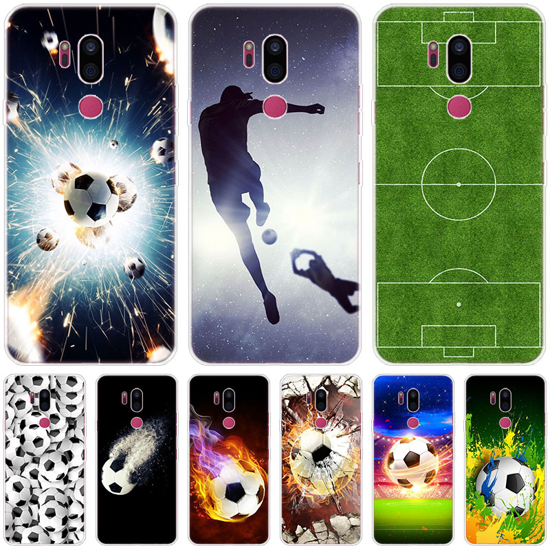 Hot Cool Soccer Football Phone Case For LG G5 G6 Mini G7 G8 G8S V20 V30 V40 V50 ThinQ Q6 Q7 Q8 Q60 K50 W30 Aristo 2 X Power 2 3