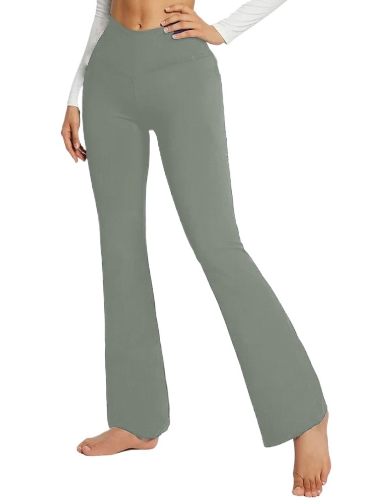 Women Bell Bottom Jeans For Ladies High Waisted Flare Baggy Jeans Legging With Classic Wide Leg Pant / Palazzo Trouser / Flared Bottom/  Ripped Heavy Thick Stretch Stretchy Polyester Spandex Fabric 200 GSM Fabric Pants. 