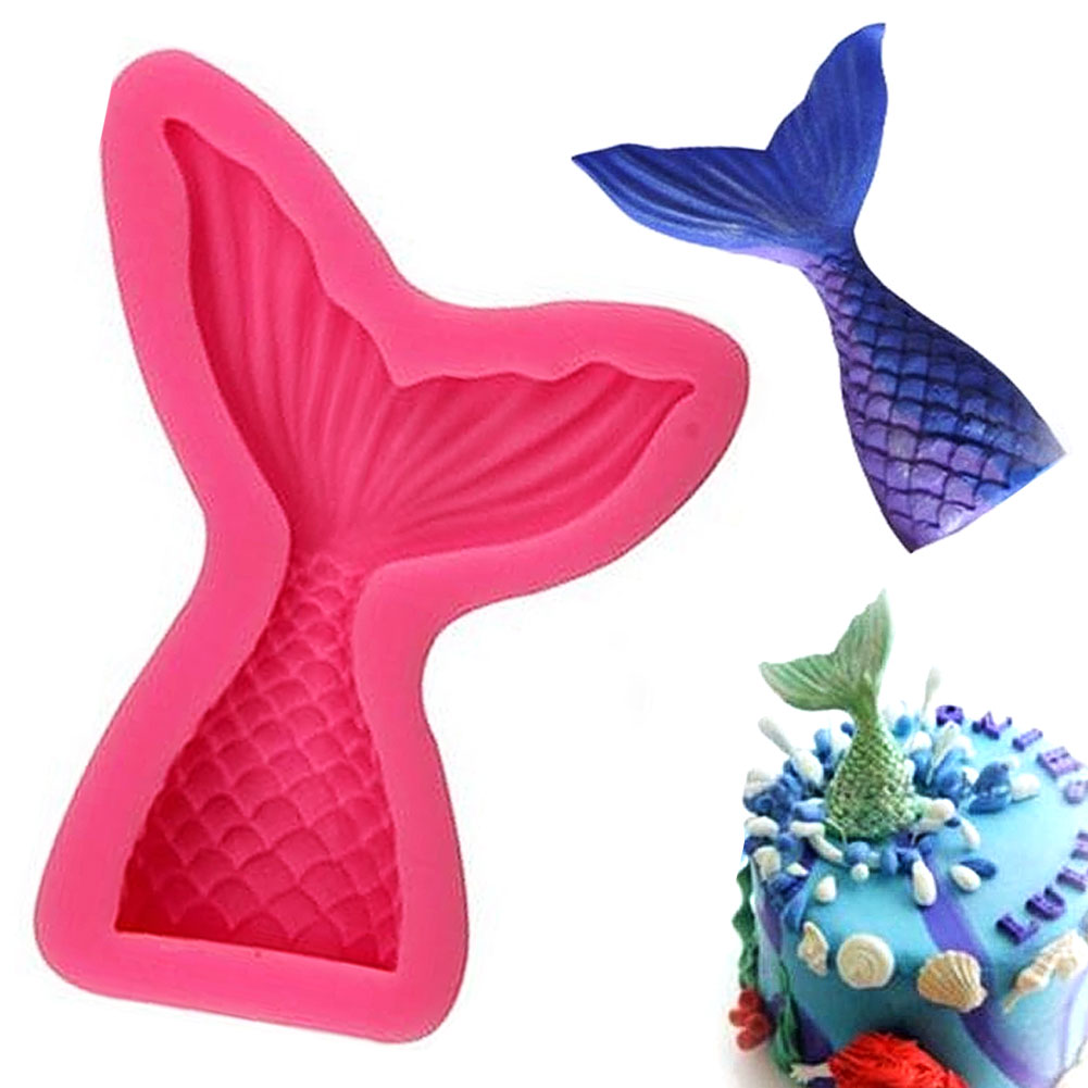 Chocolate Mermaid Tails Mermaid Tail Shaped Chocolates Moulds Diy Baking Accessories For