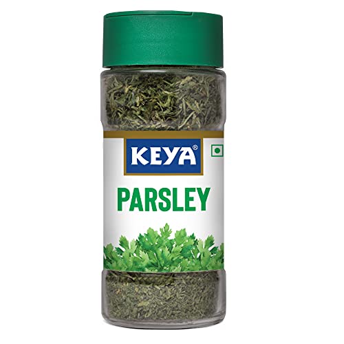Keya Dried Parsley Leaves | 100% Natural | No Additives | Curries, Sauces, Pastas|15gm (FROM INDIA) JEZ