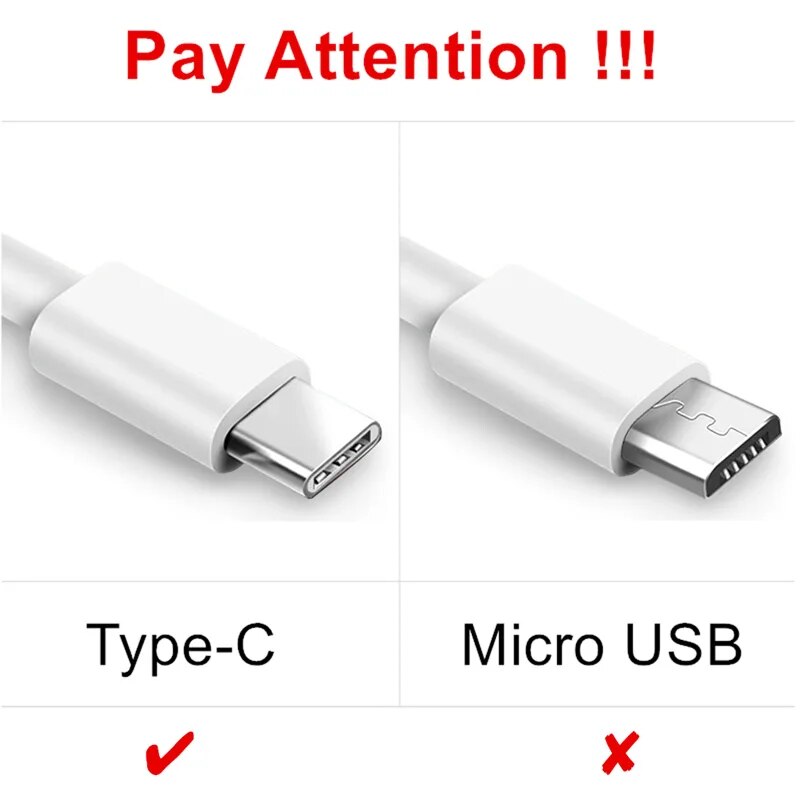 Fast Charging Adaptive 18W Phone Charger For Samsung Galaxy A21S A31 A41 A51 A71 A01 A11 Xiaomi OPPO Type-c USB Charging Cable. 