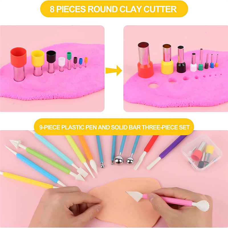 Polymer Clay Tools Stainless Steel Polymer Clay Extruder Manual for Kids Adults Clay Pottery Craft Making. 
