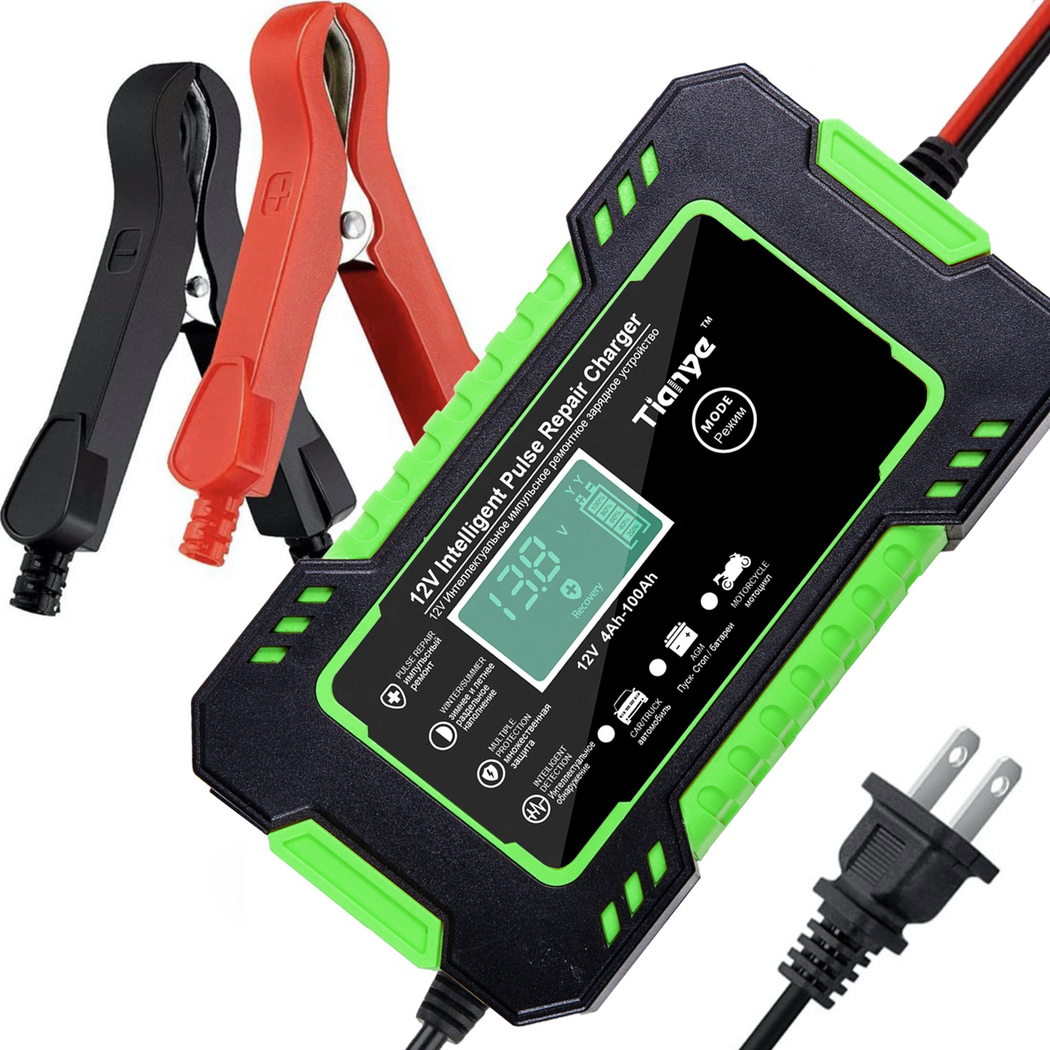 Battery charger 12v Intelligent Pulse Repair Charger