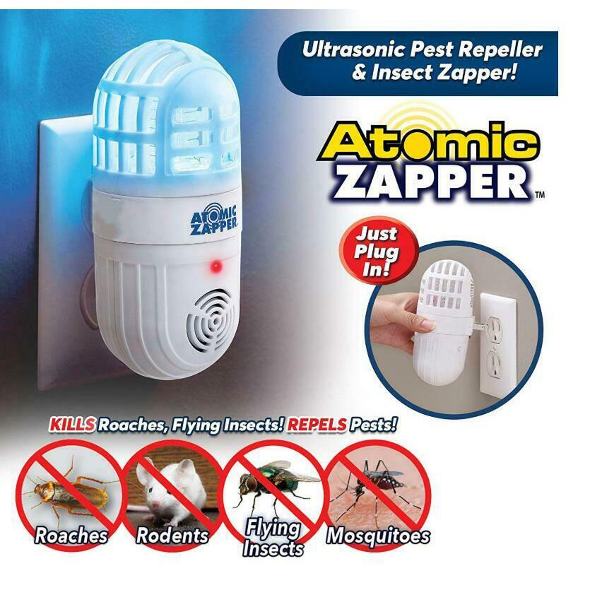 Best Selling Original Electronic Atomic Bug Zapper Anti Mosquito Insect Repeller Rat Mouse Cockroach Bat Fly Repellent EU/US Plug mosquito killer new ultrasonic mosquito killer rat insect repellent rat cockroach ant, Atomic Zapper Mosquito Killer. 