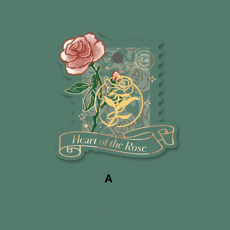 Mr. Paper Metal Bookmark Rose Code Series Simple High Profile Level ...