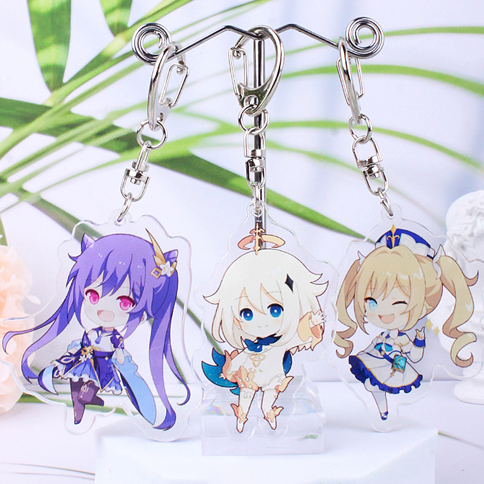 Anime girl keychain sales