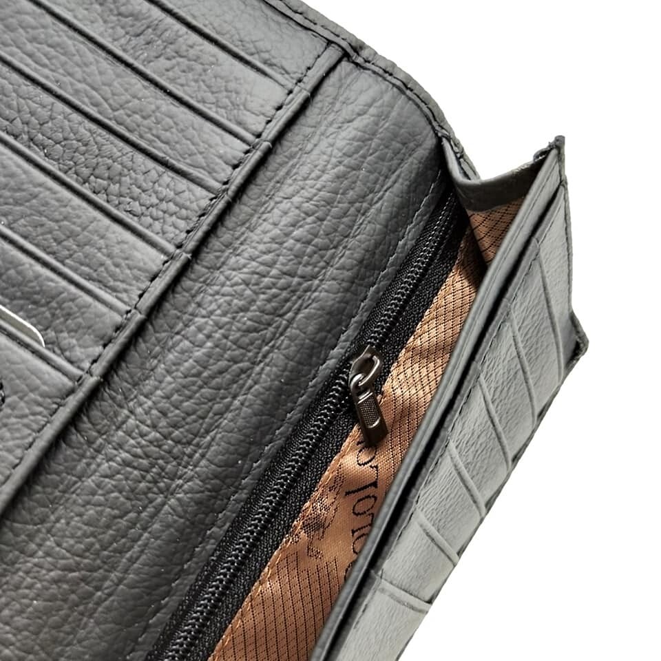 NEW Luxury Original Polo Louie Men's Top Quality Genuine Cow Leather Wallet For Men Dompet Kulit Lembu. 