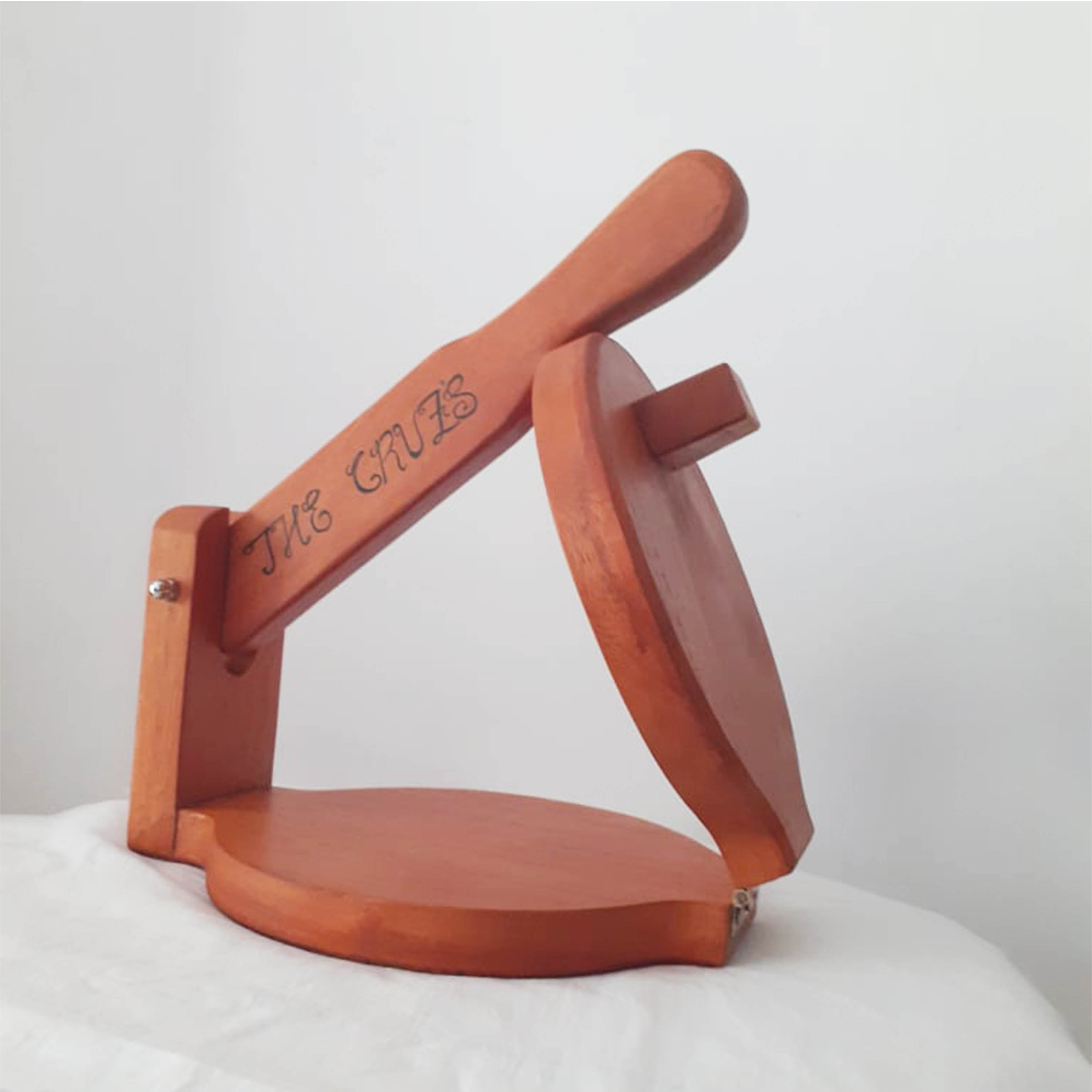 MWC Wooden Roti Press / Puri, Chapathi, Parata, Dough Ball Maker. 