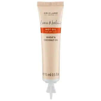 Oriflame Love Nature Hot Oil For Dry Hair Wheat Coconut Oil 15ml