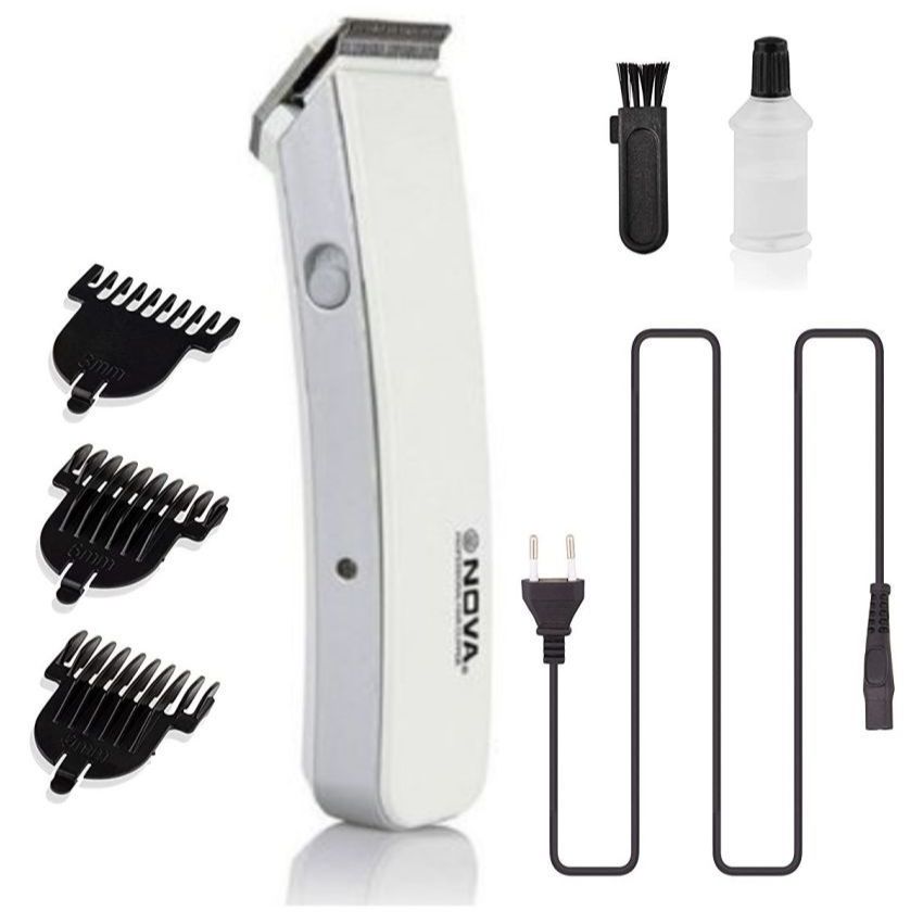 Nova NS-216 Professional Hair Trimmer for Men Hair Cutting With Hair Clipper for Men & Women. 