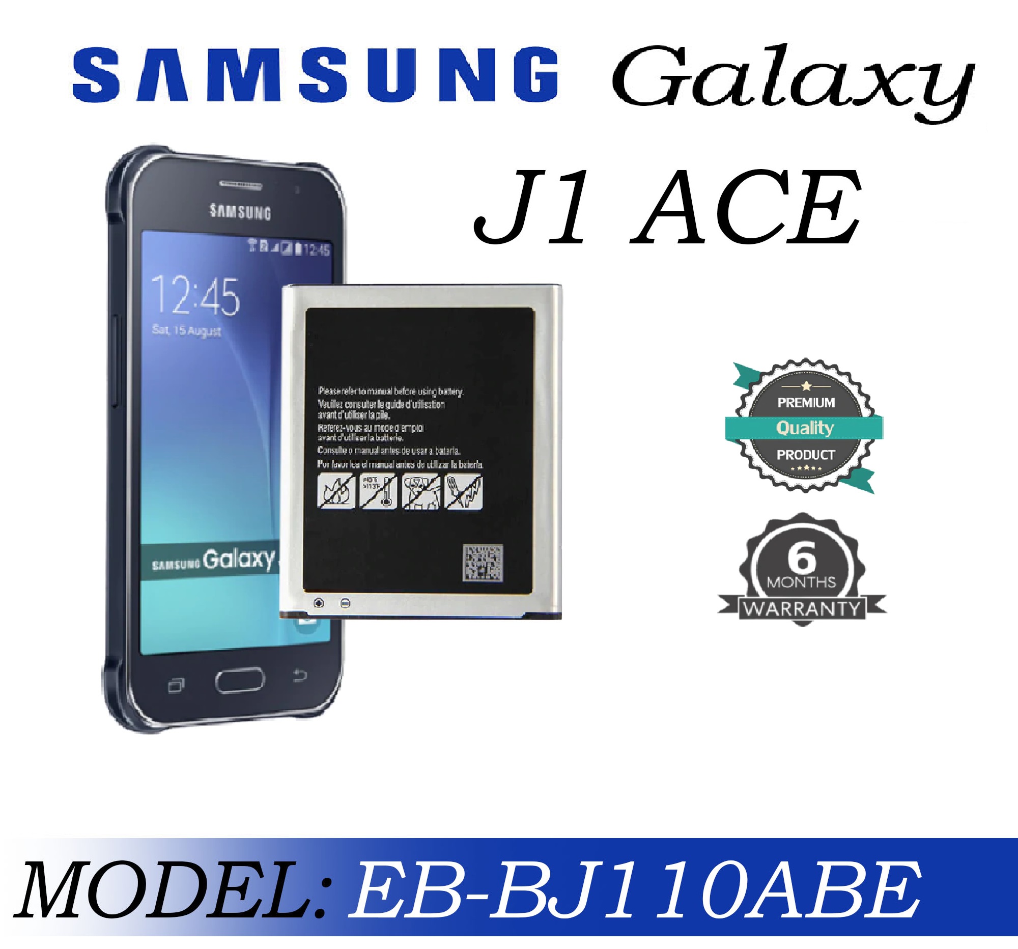 Samsung Galaxy J1 Ace Duos (SM-J110) Battery EB-BJ110 (Equipment Manufactured)