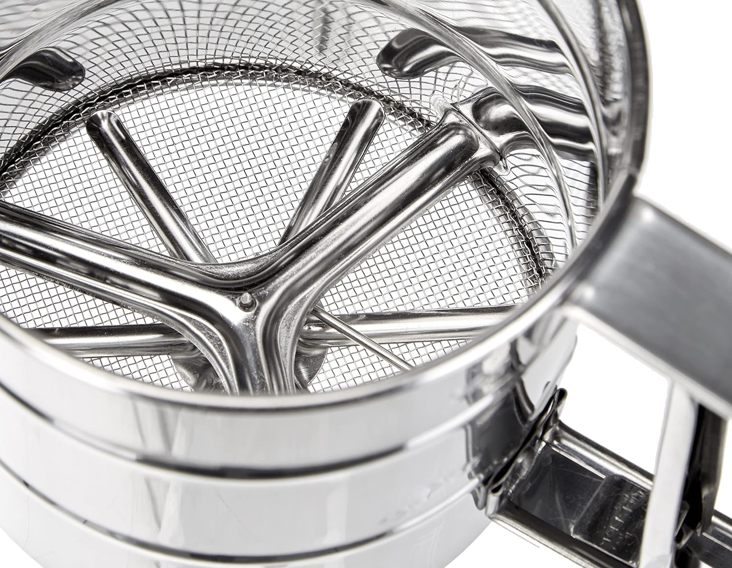 Flour Sifter, Baking Sifter Cup, Sifter for Baking, Flour Sieve , Stainless Steel Handheld Baking Sieve Cup for Sugar, Flour, Coffee Powder. 