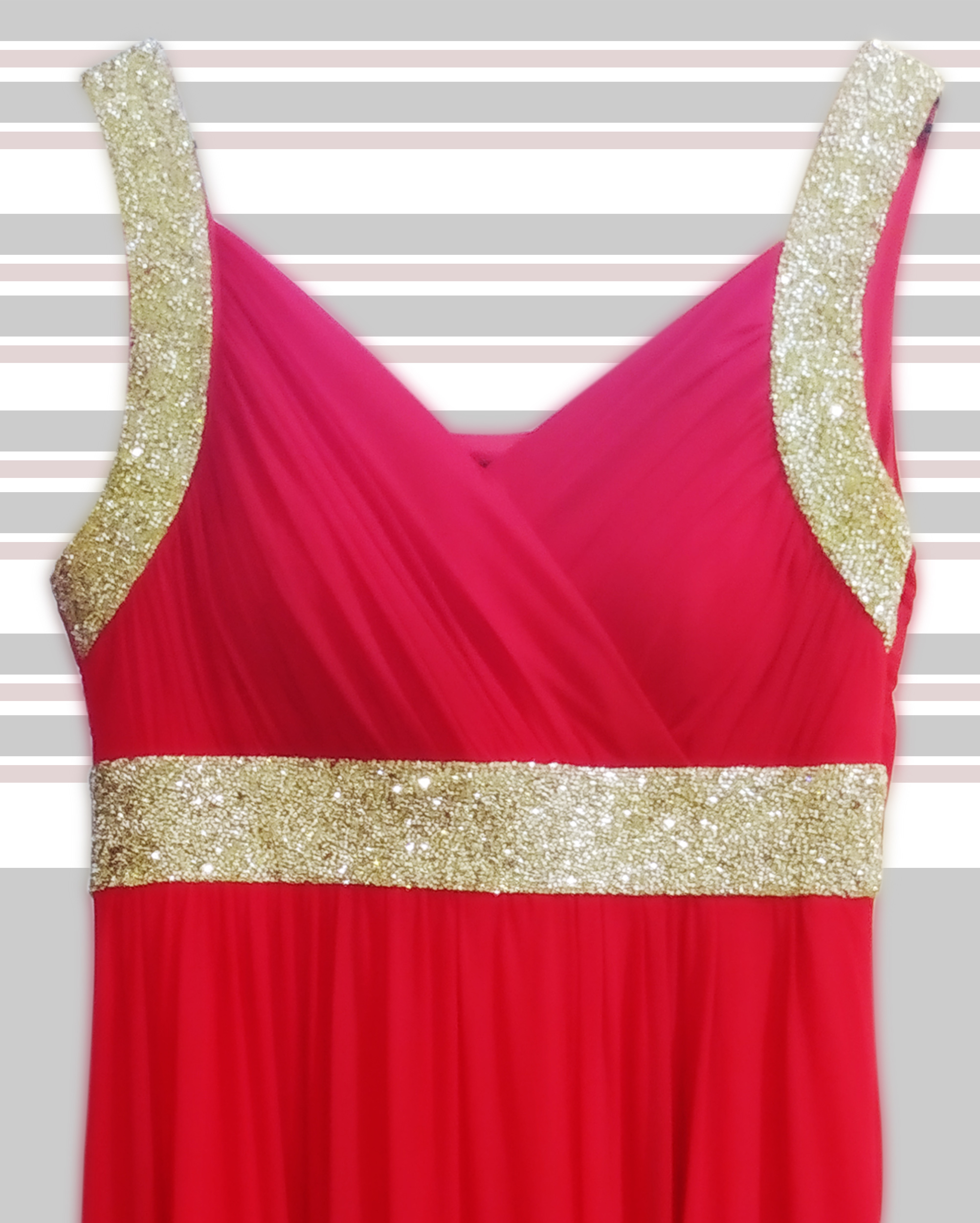 red party frock