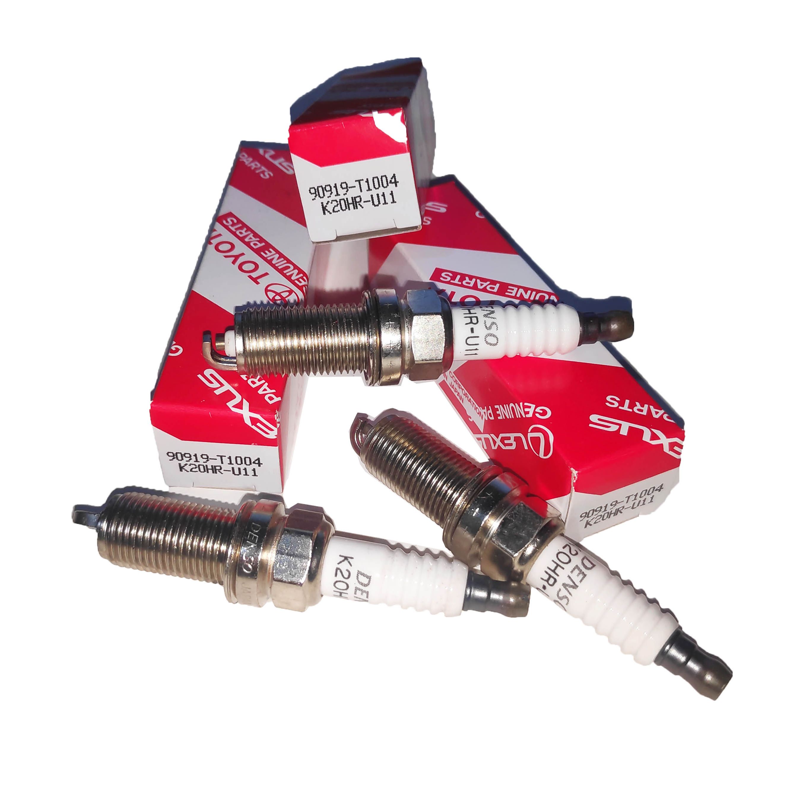 Spark Plug (3 piece) OEM 90919-T1004 DENSO K20HR-U11