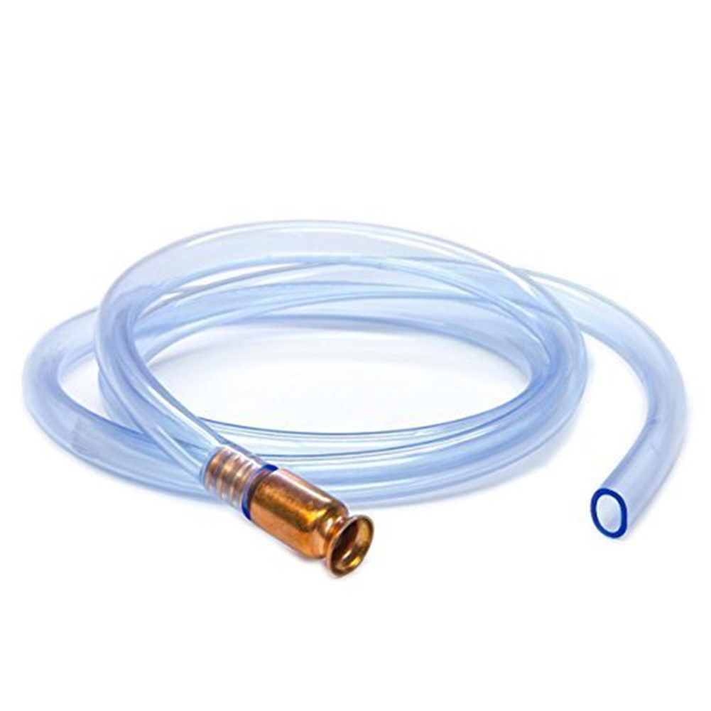 KOKKO Self Priming Siphon Hose, Crystal Clear Food Grade Tubing 5.9ft Length, 0.07in Thickness Multipurpose Siphon Hose For Water, Liquids, Oil & Gas, Aquarium Draining. 