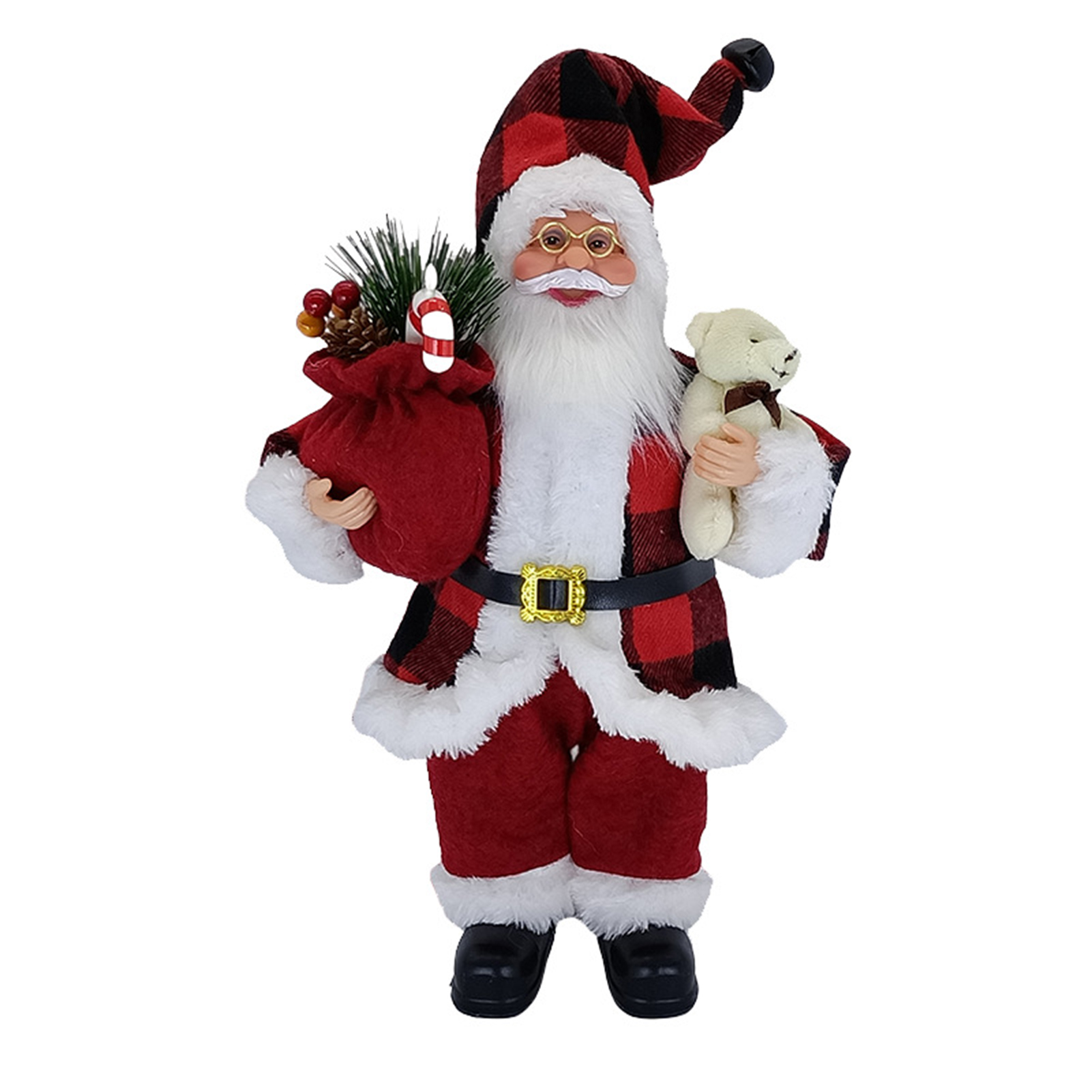 black santa doll