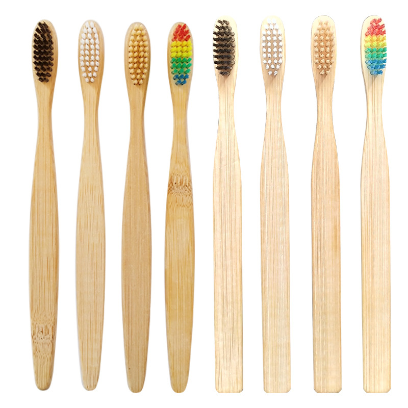 1Pcs Bamboo Toothbrushes Portable Eco Friendly Wooden Tooth Brush for Adults Toothbrushes Soft Dental Oral Care
