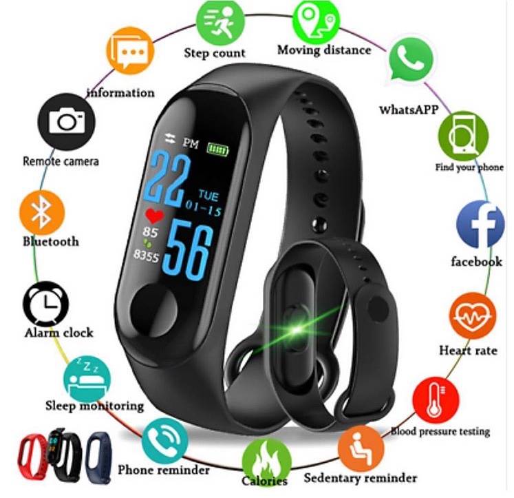 SMART BAND SMART WATCH FITNESS BRACELET 105618536 Flash LK Daraz.lk