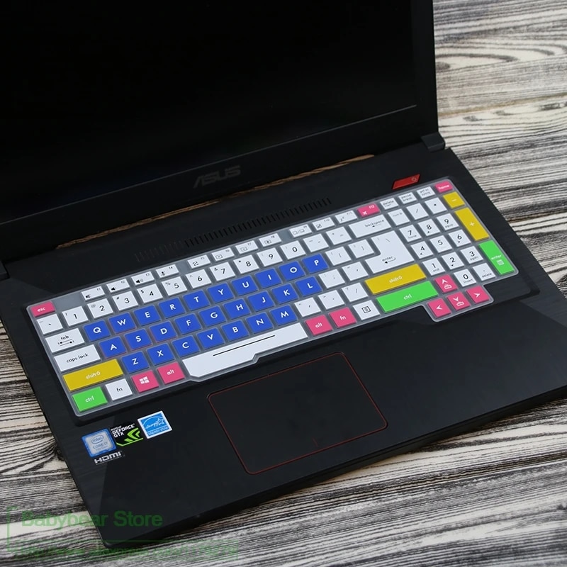 【Huaxiacuye8718】(New) laptop keyboard cover protector for Asus TUF gaming fx504 fx504ge fx504gd fx504g fx503vd 15 inch 15.6''. 