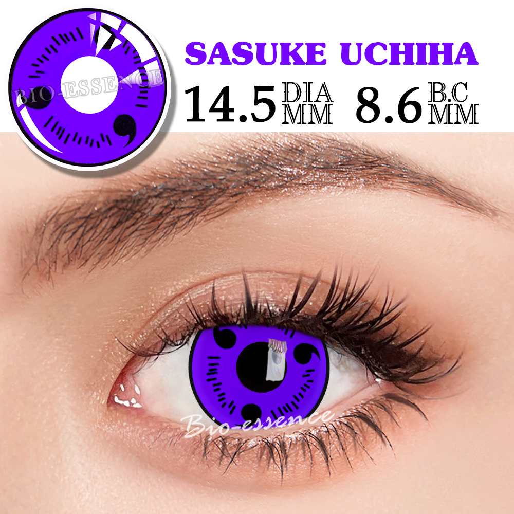 👍 2025 1 Pair Sharingan Contact Lenses For Eyes Cosplay Lenses Anime Lense Uchiha Sasuke Kakashi Lenses Anime Accessories. 