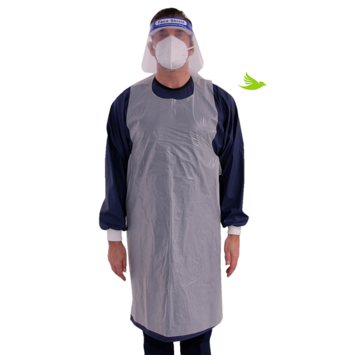 Disposable Plastic Aprons - (Polythene Aprons) 5pcs Pack. 