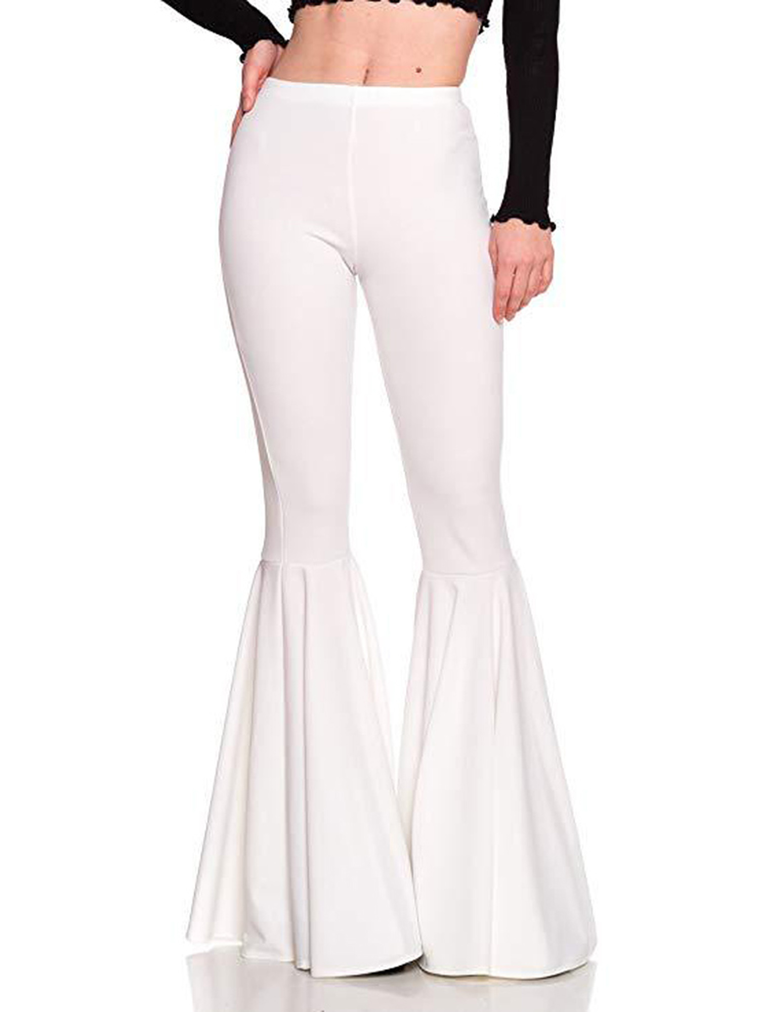 Long Pants, Casual Midi Waist Leggings 