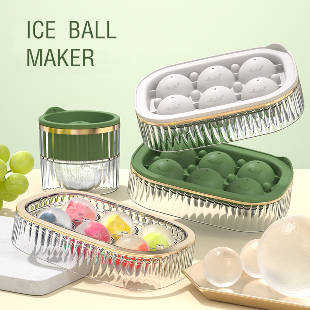 Large Ice Mould Ice Ball Maker Ice Box For Ice Shape Cocktail Use Sphere Round Ball DIY Home Bar Party Ice Cube Tray Maker Tools. 