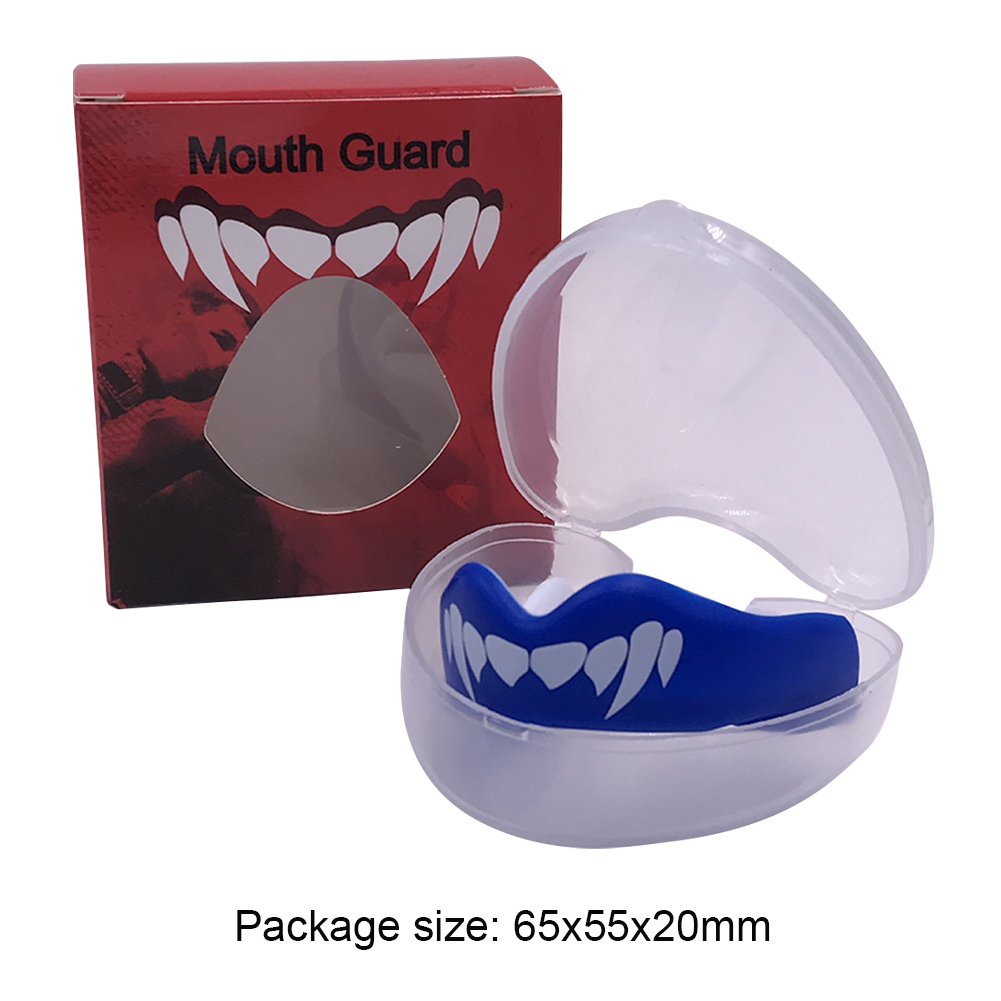 EVA Boxing Braces Mouthguard Protection Against Impact Boxing Tooth Brace Protection Buffering Effect for Lacrosse Martial Arts. 