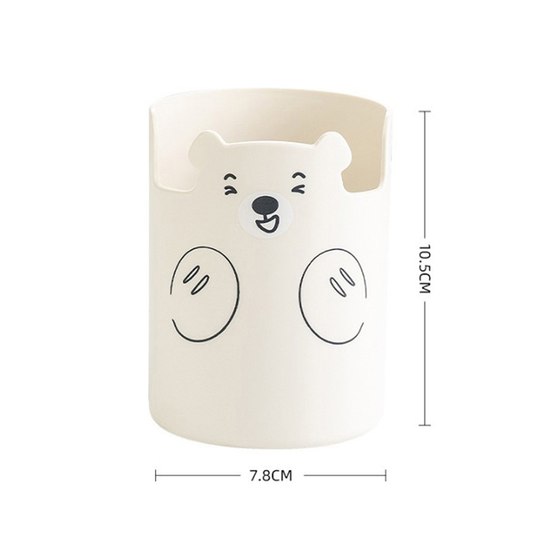 Cute Bear Pencil Pen Holder Stationery Organizer for Desktop School Office Home SEVICH. 
