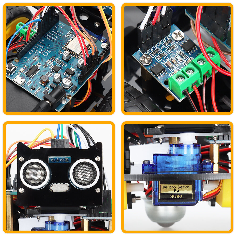 ESP82 Robot Car Kit Arduino Programming. 