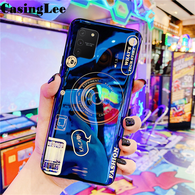 Protect Cover For Samsung Galaxy S10 Lite Case Shockproof Blu-ray Cute Camera Cartoon Design Silicone Phone Cases For Samsung S10 Lite Back Cover For girls and Boys. 