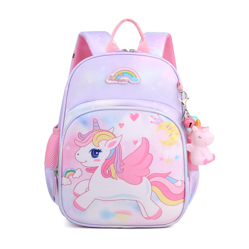 New Unicorn Backpack for Girls Cartoon Pink Princess School Bags Kids ...