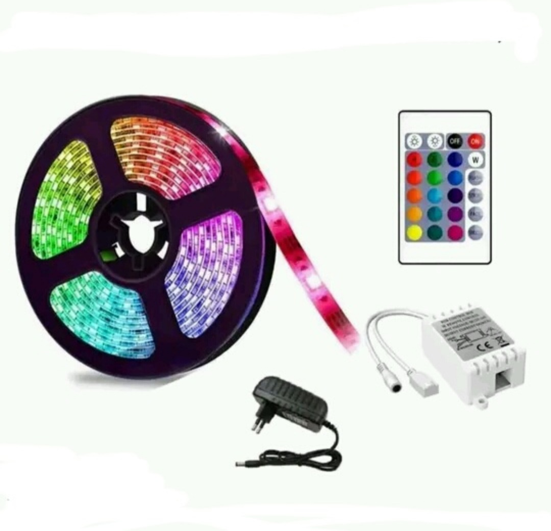 【Sale】5M-10M Multicolor LED Light Strip Color Changing RGB Colour for Decoration Home Party Lights with Remote Control. 