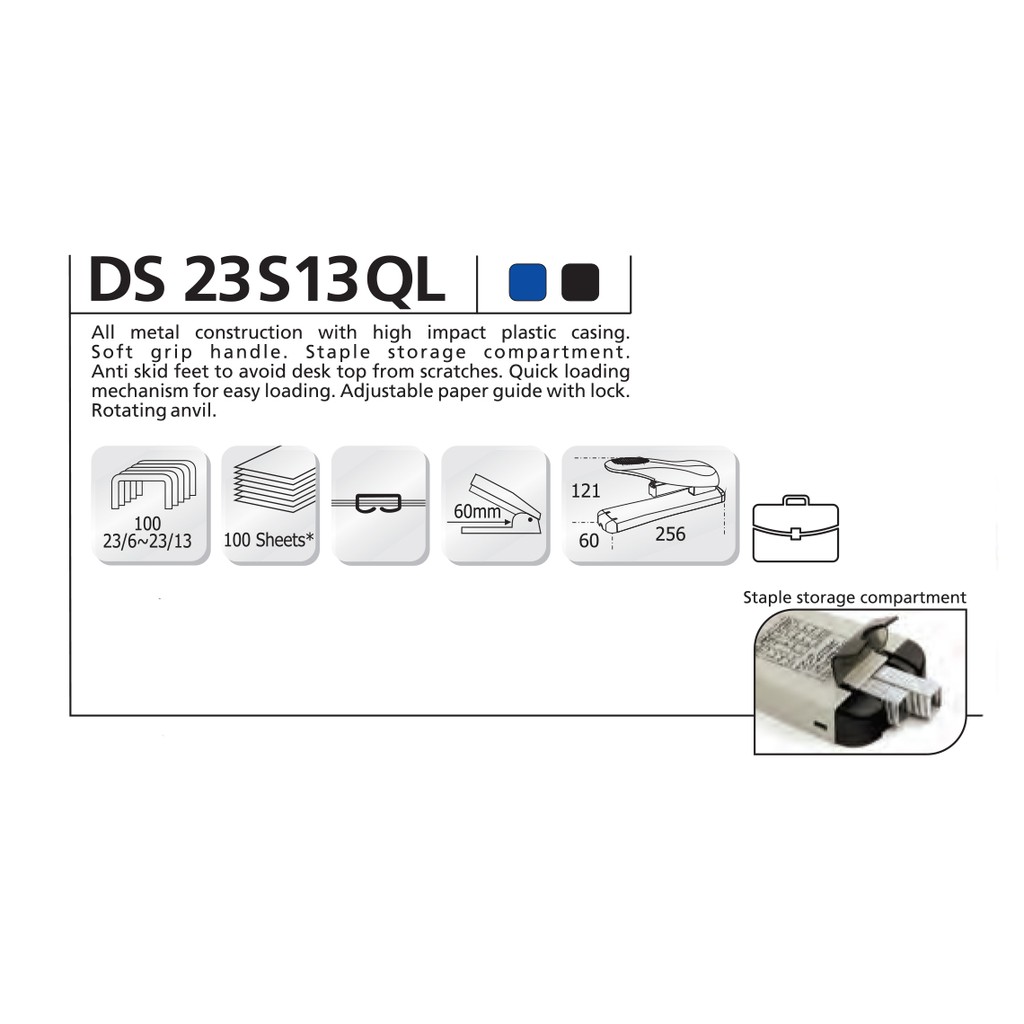 Kangaro DS23S13QL Heavy duty stapler. 