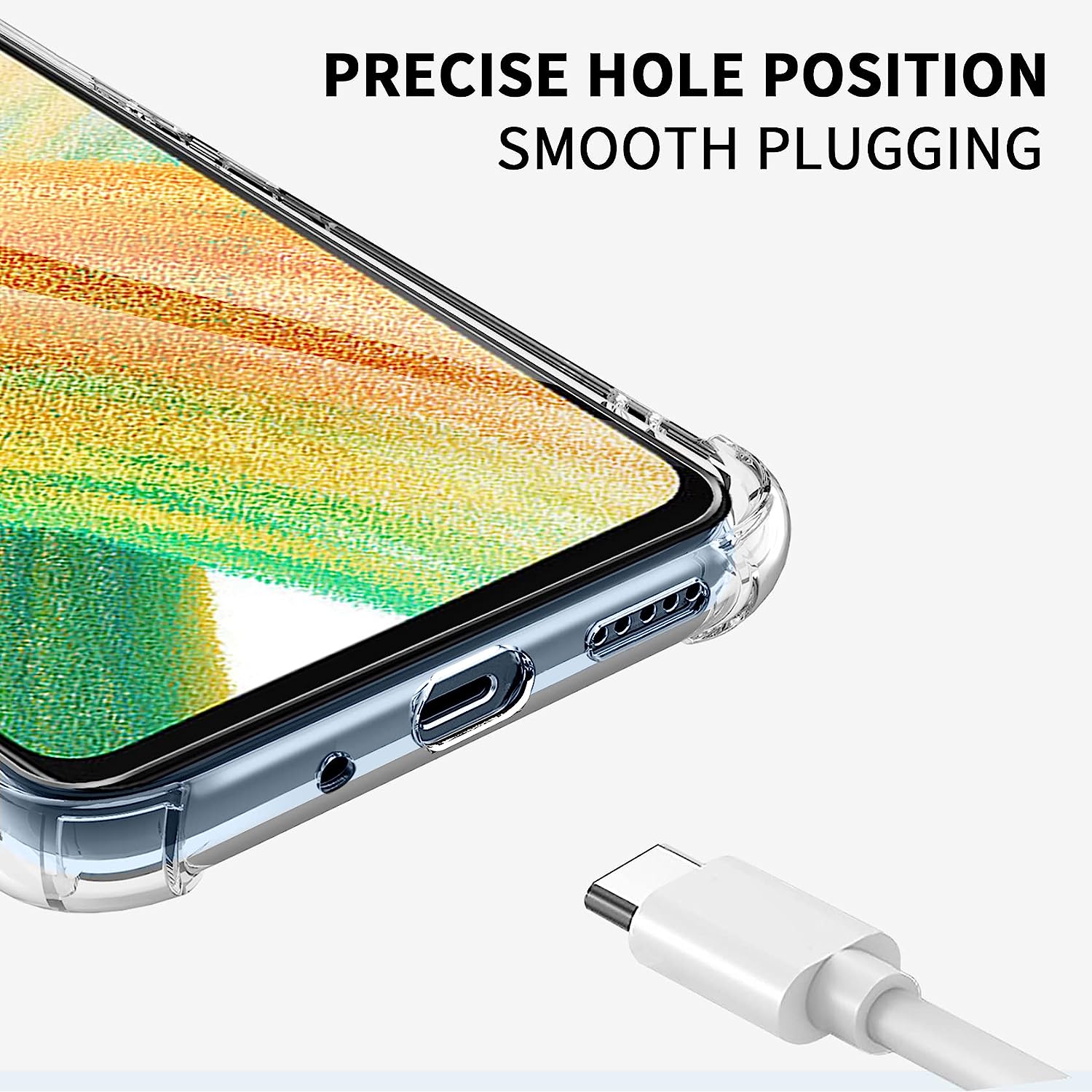 Mobile Phone Case for Samsung Galaxy A33 5G, Samsung A13 4G Case Transparent Case, Transparent Silicone Phone  Back Cover. 